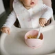 Мисочка силіконова з присоскою BabyOno рожевий - зображення 6