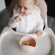 Мисочка силіконова з присоскою BabyOno рожевий - зображення 7