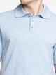 Поло чоловіче блакитне 100% бавовна Arber Polo knit MSS NAVT-123 XL зріст 5 блакитний (M09.13.23.621) - изображение 5