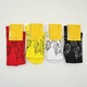 Носки универсальные демисезонные 4 пары Super Socks 010.S303 Симпсон-контур 36-40р. Ассорти - изображение 2