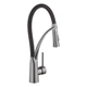 Смеситель для кухни Kroner KRP Ersel GRP03393BLK с гибким изливом, графит/черный матовый - изображение 2