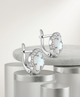 Серебряные серьги в стиле " Van Cleef " Ван Клиф с перламутром - изображение 2