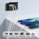 Панельный USB зарядный модуль 12 24 V 4 порта 2 Type C PD 2 USB QC 3.0 с вольтметром и выключателем - изображение 7