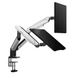 Кронштейн настільний для двох моніторів 17-42" AndaSeat Stealth PRO II Duo, Black/Wh (AD-W-A9-2S-BW) - зображення 7