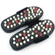 Рефлекторные массажные тапочки Massage Slipper NJ-498 для массажа ступней размер 44-45 черные - изображение 6