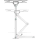 Настінне кріплення для ТВ 27-43", Kivi Motion-223W, White - зображення 5