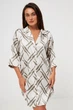 Нічна сорочка жіноча великих розмірів BARWA garments 349 XL Оливкова (2110003494145) - изображение 7