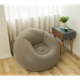 Надувне крісло-пуф Inflatable Sofa Надувне крісло-мішок 110×110×85 см з насосом Бежевий - зображення 4