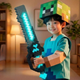 Світильник-іграшка Minecraft Diamond Sword "Алмазний меч із Майнкрафт" - зображення 3