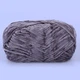 YarnArt Velour, Сірий №858 - плюшева пряжа ЯрнАрт Велюр 100 г / 170 м, 100% мікрополіестер, для джемперів, кардиганів, шапок та аксесуарів - зображення 3