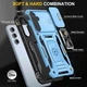 Ударостійкий чохол Camshield Army Ring для Samsung Galaxy A57 5G Блакитний / Light Blue - 00000085196_1 - зображення 5