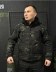 Костюм софтшел Чорний мультикам Soft Shell на флісі M - зображення 3
