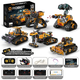 Конструктор робот програмований STEM-робот WALL-E 5 в 1 Robots PRO з пультом і додатком робот-трансформер Валлі для дітей на радіокеруванні, 673 деталі - зображення 3