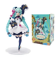 Коллекционная аниме фигурка статуэтка Хацунэ Мику Hatsune Miku Modern China с пандой, 18 см, PVC, подарок, с коробкой, сувенир - изображение 1