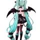 Коллекционная аниме фигурка статуэтка Хацунэ Мику Little Devil Dark Angel, с енотом, 18 см, PVC, подарок, с коробкой, сувенир - изображение 3