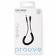 Кабель AUX Proove Steel Spring Lightning to 3.5 (ACSS00005101), 0.45–1 м пружинный, усиленные разъемы, TPU, черный - изображение 2
