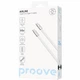 Кабель Proove AirLine Type-C to Type-C (CCAI60002202), 60W, 3A, 1 м, 480 Мбіт/c, плоский ультра тонкий, flat, білий - зображення 2