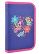 Пенал твердий одинарний Flowers blue, 20.5*13*3.2 (531656) - зображення 1