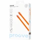 Кабель Proove AirLine Type-C to Type-C (CCAI60002218), 60W, 3A, 1 м, 480 Мбіт/c, плоский ультра тонкий, flat, помаранчевий - зображення 2
