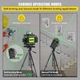 Лазерный уровень VEVOR 4*4D360 Green Б/В - изображение 6