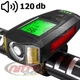 Велофонарь с компьютером сигналом и сигнализацией AS0808-XPG+2LED(Yellow)+2COB(Red) выносная кнопка Waterproof аккум. ЗУ microUSB - изображение 1