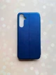 Чехол-книжка синий с рисунком на Samsung Galaxy A25 (A256) Цветущая сакура (принт 422) - изображение 2