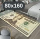 Стильный и износостойкий коврик для дома 80×160-"20 долларов" KT8000505 - изображение 1