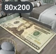 Стильный и износостойкий коврик для дома 80×200-"20 долларов" KT8000509 - изображение 1