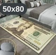 Стильный и износостойкий коврик для дома 50×80-"20 долларов" KT8000502 - изображение 1