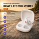 Навушники Beats Fit Pro White TWS Bluetooth, ANC, Spatial Audio, Apple H1, до 24 год, IPX4 - зображення 1
