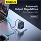 Сетевое зарядное устройство Baseus Cube Pro Fast Charger 2Type-C+USB 65W P10152301113-00 Black - изображение 6