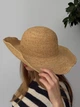 Соломʼяний жіночий капелюх з рафії One Size - зображення 5