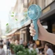 Настольный портативный вентилятор DPC Handy Mini с 4 пластиковыми лопастями и 3 скоростями - изображение 5