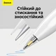 Змінні наконечники для стилуса Baseus Smooth Writing і Apple Pencil 1/2 (2 шт.). White - зображення 4