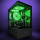 Комп'ютер VSIM збірка v2 -- Intel Xeon 2660v3 / RAM 16 Gb DDR4 / SSD 512Gb / AMD RX580 8Gb зелений - зображення 1