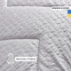Одеяло IDEIA NORDIC COMFORT зимнее евро 200х220 антиалергенное теплое пл 300 г/м2 серое - изображение 2