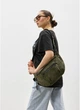 Женская поясная сумка-бананка из натуральной замши SAMBAG Оливковая (550503821) - изображение 2
