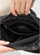 Женская поясная сумка бананка из натуральной кожи SAMBAG Черная (546303821) - изображение 8