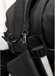 Женская тканевая сумка бананка через плечо SAMBAG Черная (54660301517) - изображение 6