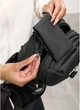 Женская тканевая сумка бананка через плечо SAMBAG Черная (54660301517) - изображение 9