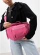 Женская поясная сумка бананка из натуральной замши SAMBAG Розовый (550403821) - изображение 2