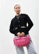 Женская поясная сумка бананка из натуральной замши SAMBAG Розовый (550403821) - изображение 3