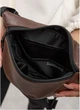 Жіноча поясна сумка бананка з екошкіри SAMBAG Коричневий (5465024815) - зображення 5