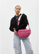 Женская поясная сумка бананка из натуральной замши SAMBAG Розовый (550403821) - изображение 9