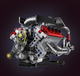 Конструктор двигун V8 Ferrari F40 LM акумуляторний мотор з додатком STEM конструктор двигуна внутрішнього згорання для дітей та дорослих, 700деталей - зображення 7