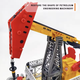 Конструктор нафтова насосна машина Jie Star Oil Pumping machine інженерний конструктор, нафтовий насос, конструктор для дітей та дорослих, 666 деталей - зображення 6