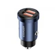 Автомобільний зарядний пристрій ESSAGER Gyroscope Mini Dual USB QC3.0 30W Blue (ECC2A-TL03) - зображення 2