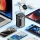 Зарядное устройство ESSAGER Collection 2xUSB-C + 2xUSB 67W GaN Desktop Charger Black (ECT2AC-JYB0G-Z) - изображение 4