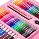 Набор для рисования и творчества в чемоданчике с мольбертом Super Mega Art Set 208 предметов синий - изображение 12