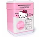Іграшковий дитячий сейф скарбничка Hello Kitty з кодовим замком рожевий - зображення 3